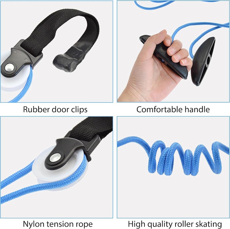 Zlongron pulleys for shoulder rehab over door,Helps promote recovery from surgery and shoulder pain relief，shoulder pulley for physical therapy，therapist choice shoulder pulley over the door (blue) - Image 4